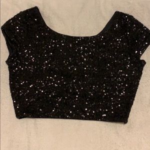 Sequence crop top